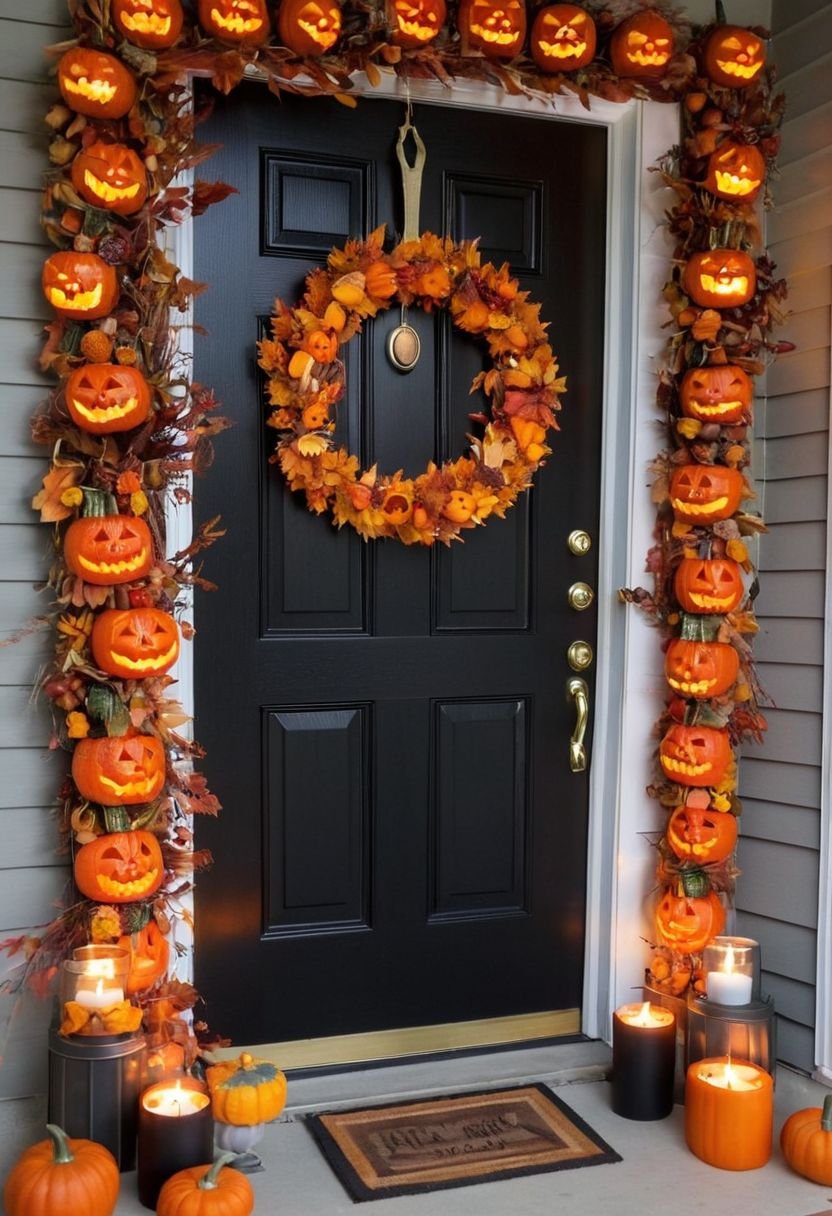 Halloween Door Decorations, Halloween Door decor ideas