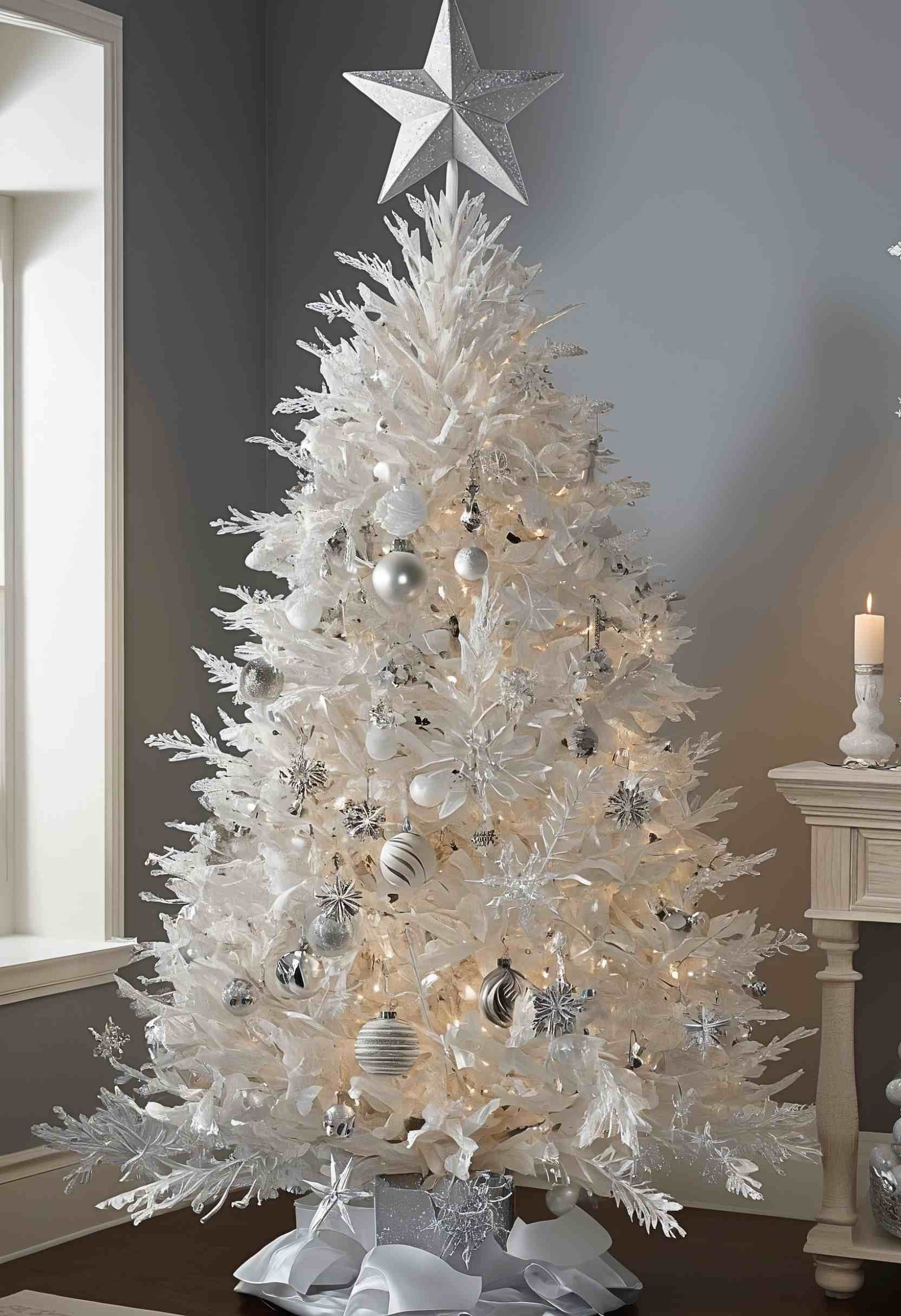 White Christmas Tree Decorations