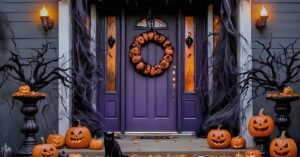 Halloween Door Decorations, Halloween Door decor ideas