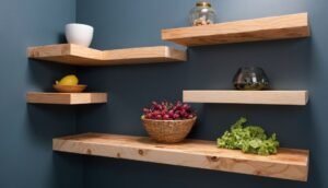 Perfect Depth for Kitchen Shelves