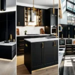 Black Kitchen Cabinets